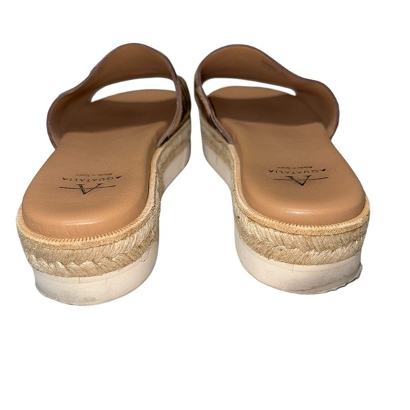 Aquatalia Shayna Espadrille Platform Slide Sandal – Size 8 - Picture 3 of 7